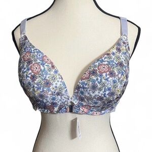 2/$24 Adore Me Bra Sz Various Alexis Racerback Floral Print Cottagecore Sexy